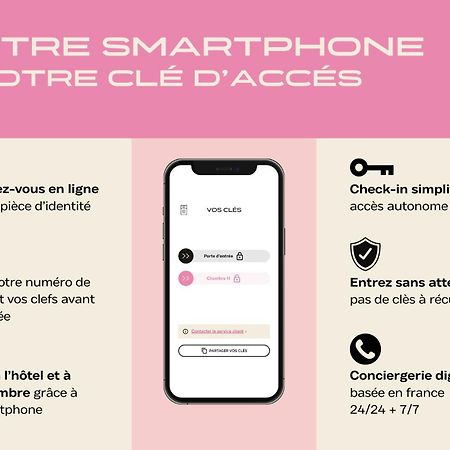 Hotel Des Sept - Entree Autonome, Reception En Ligne - Encore Mieux ออร์เลออง ภายนอก รูปภาพ