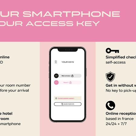 Hotel Des Sept - Entree Autonome, Reception En Ligne - Encore Mieux ออร์เลออง ภายนอก รูปภาพ